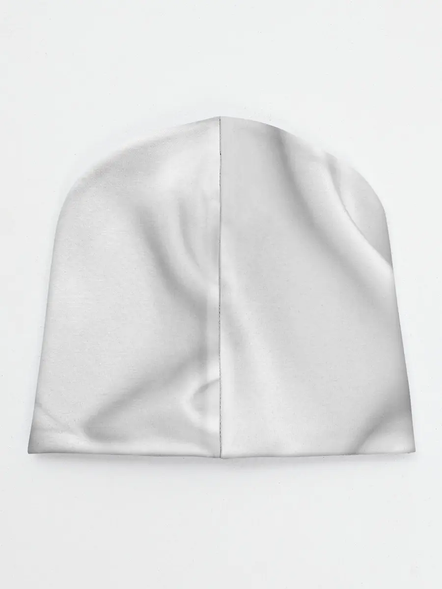 Детская шапка / Белое полотно текстура