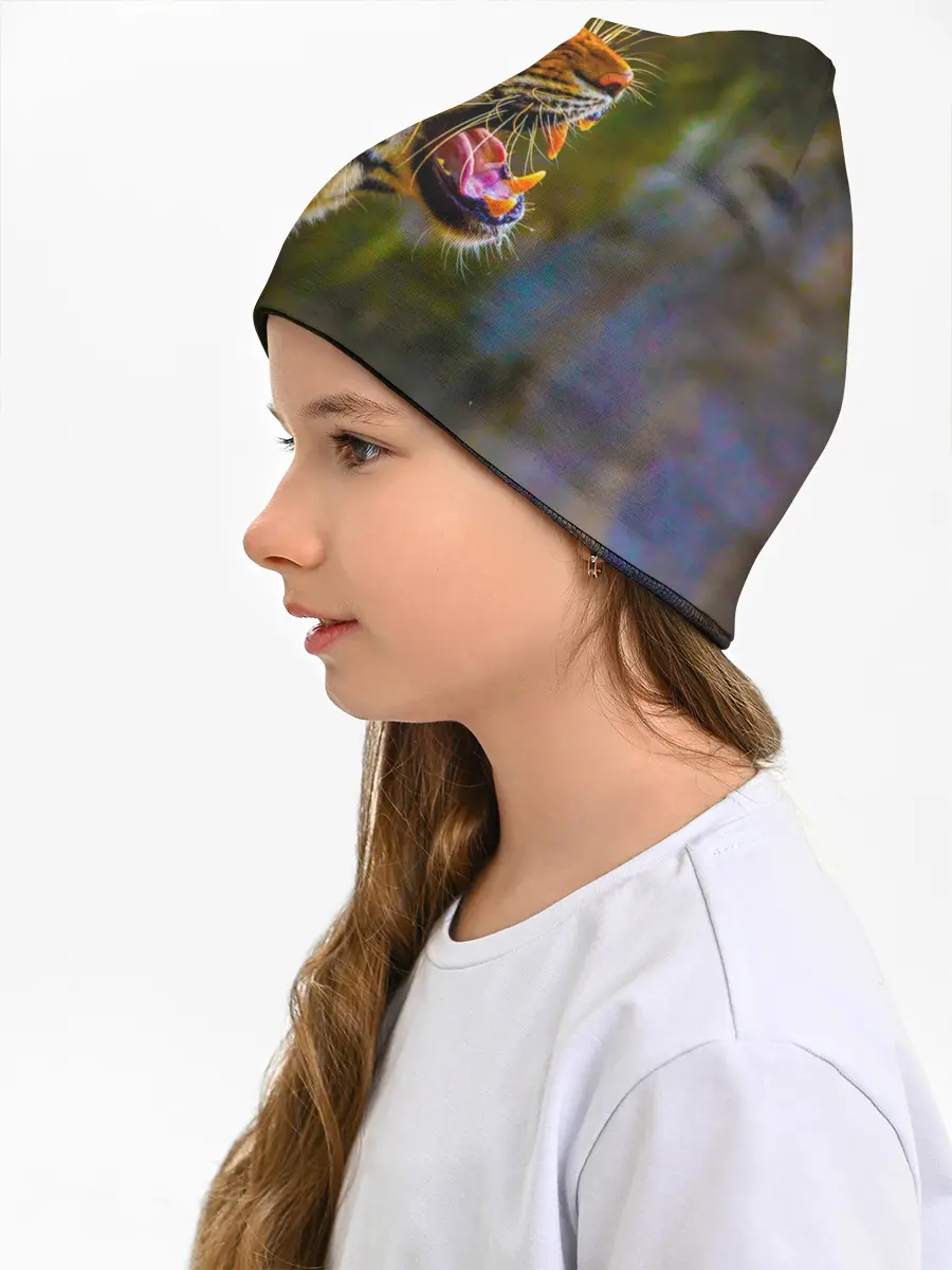 Детская шапка / Тигр 3D