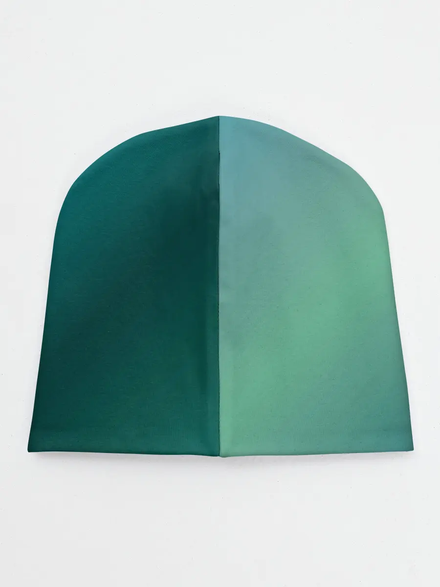 Детская шапка / Инопланетяша на зеленом фоне