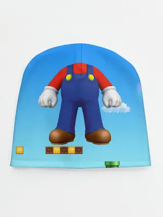 Детская шапка / Mario
