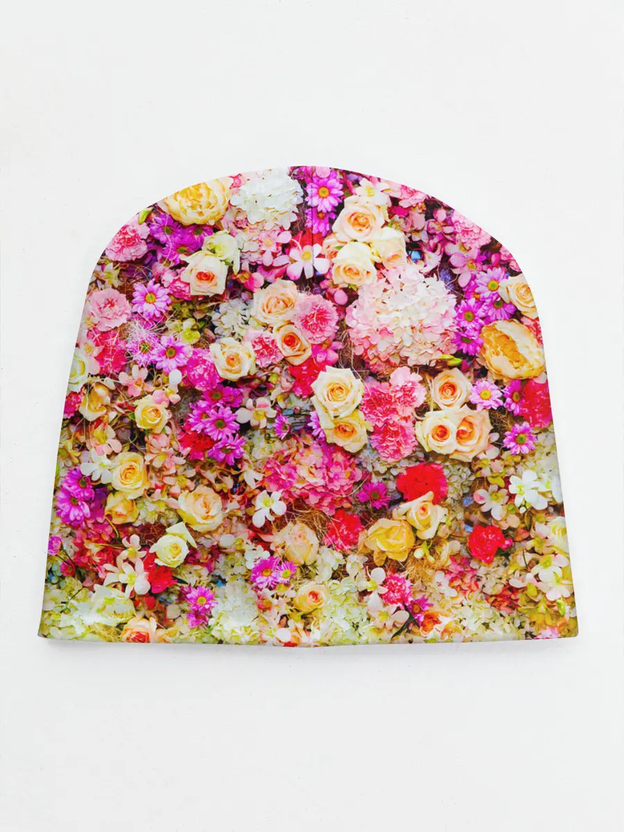 Детская шапка / Цветы