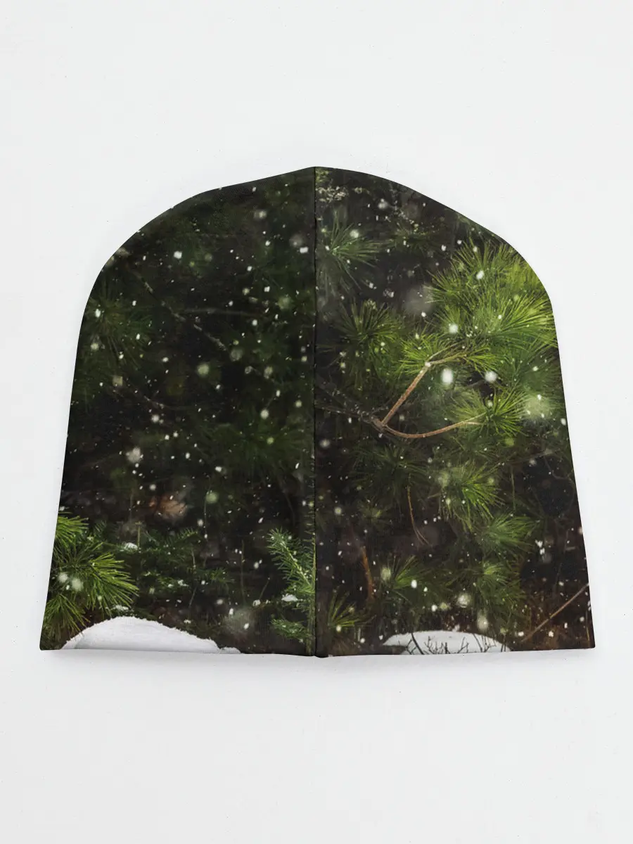 Детская шапка / Лиса и снег