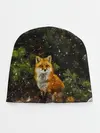Детская шапка / Лиса и снег