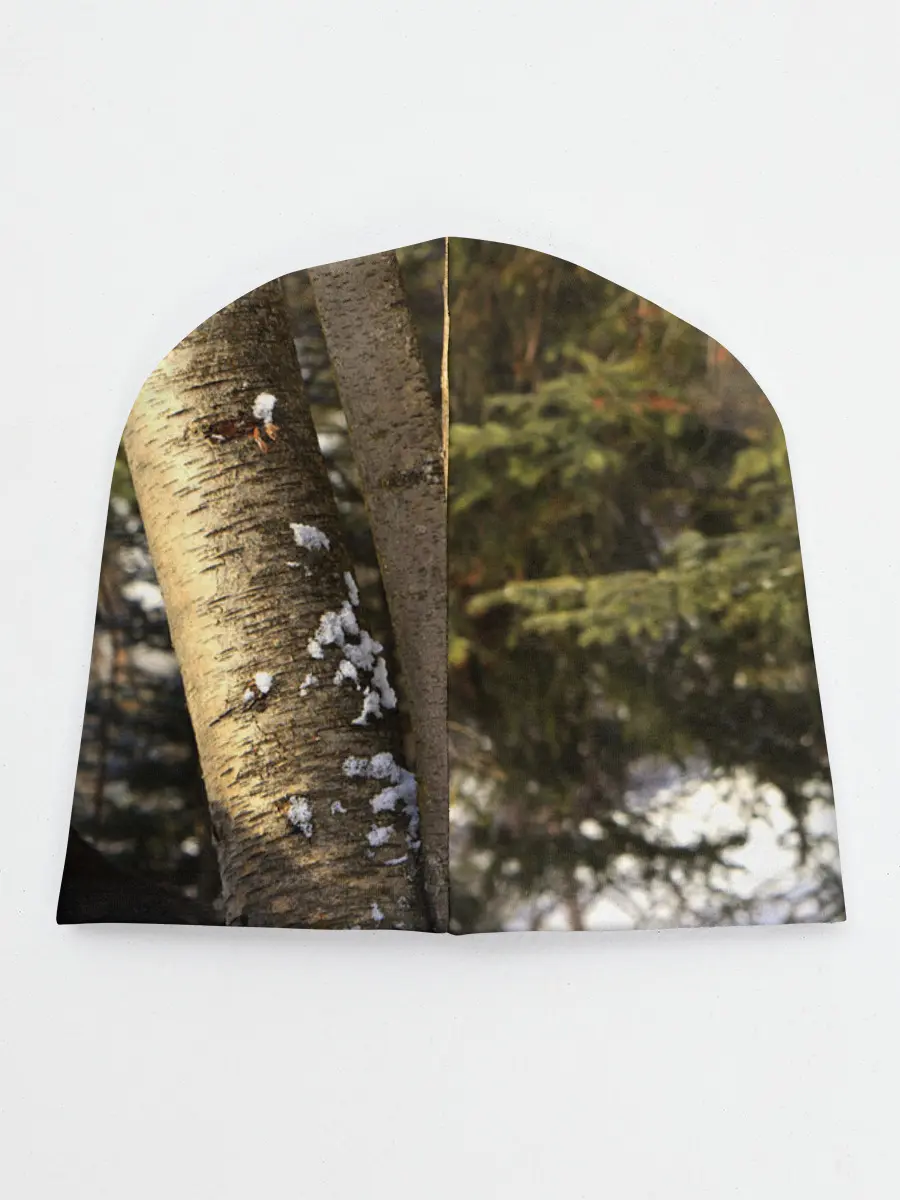 Детская шапка / Волк и снег