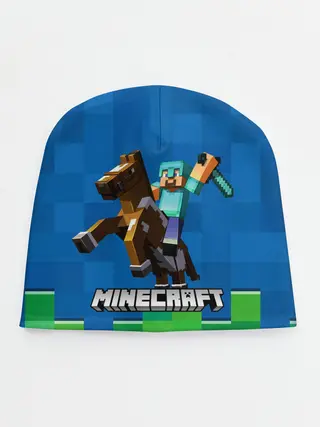 Детская шапка / Minecraft / Майнкрафт