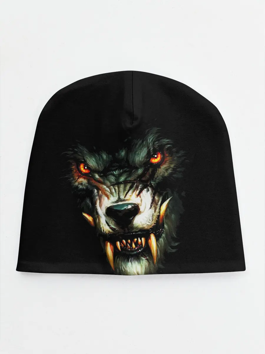 Детская шапка / ВОЛЧЬЯ ГОЛОВА