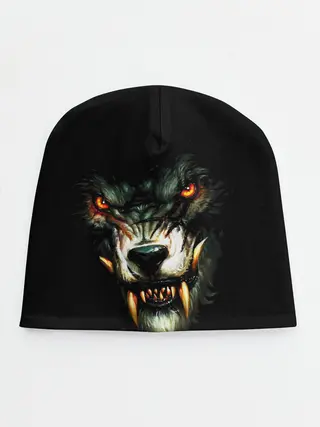 Детская шапка / ВОЛЧЬЯ ГОЛОВА