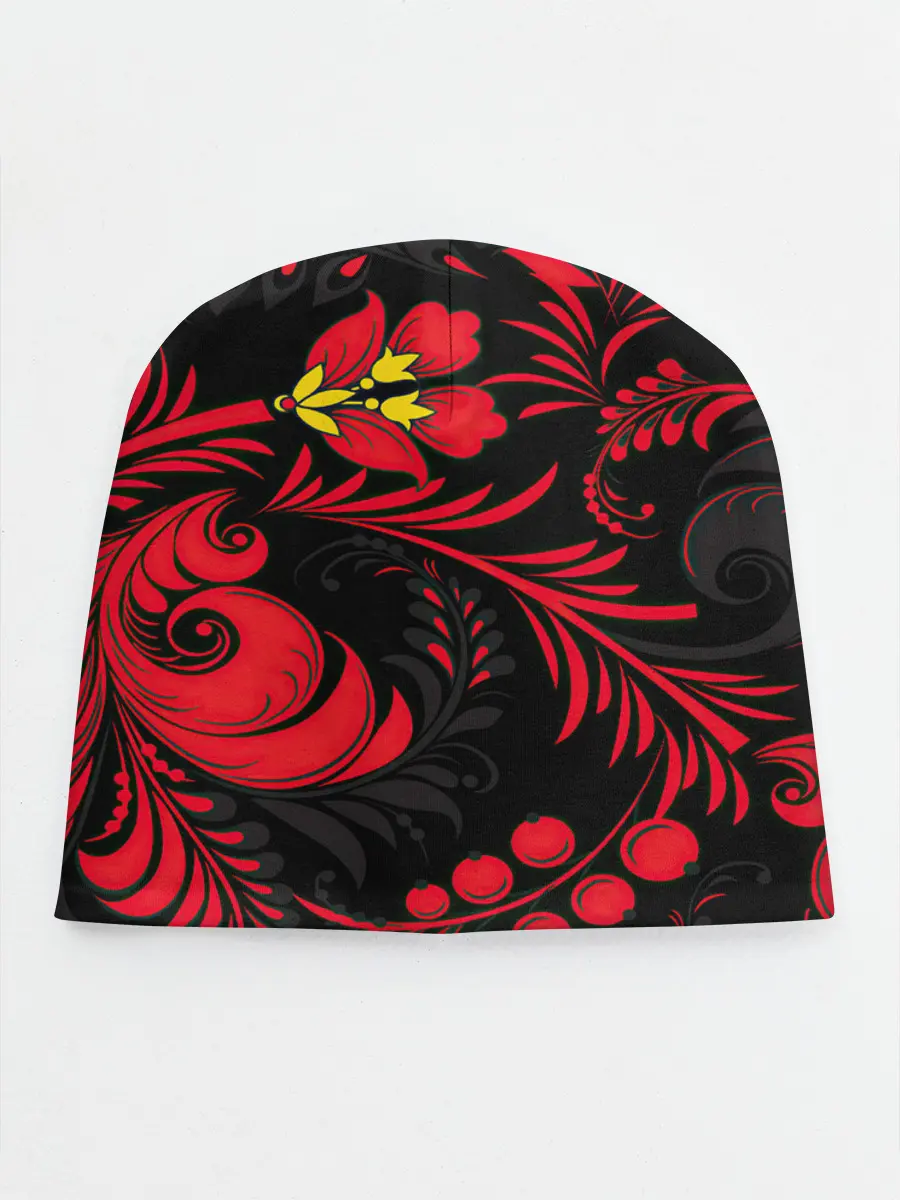 Детская шапка / Хохлома