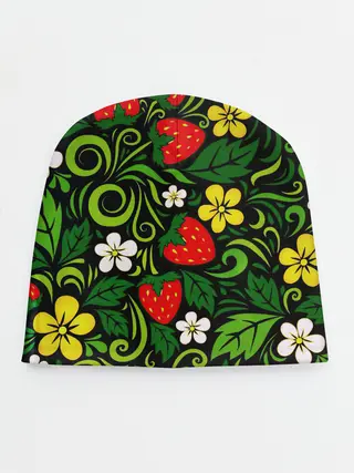 Детская шапка / Хохлома