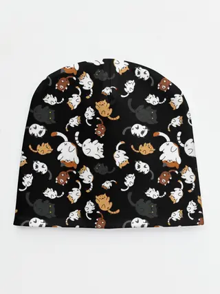 Детская шапка / Котята паттерн