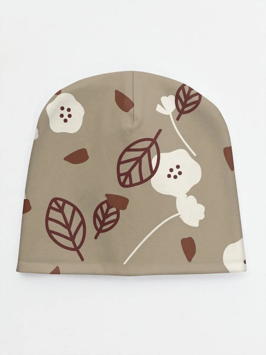 Детская шапка / Цветочный принт