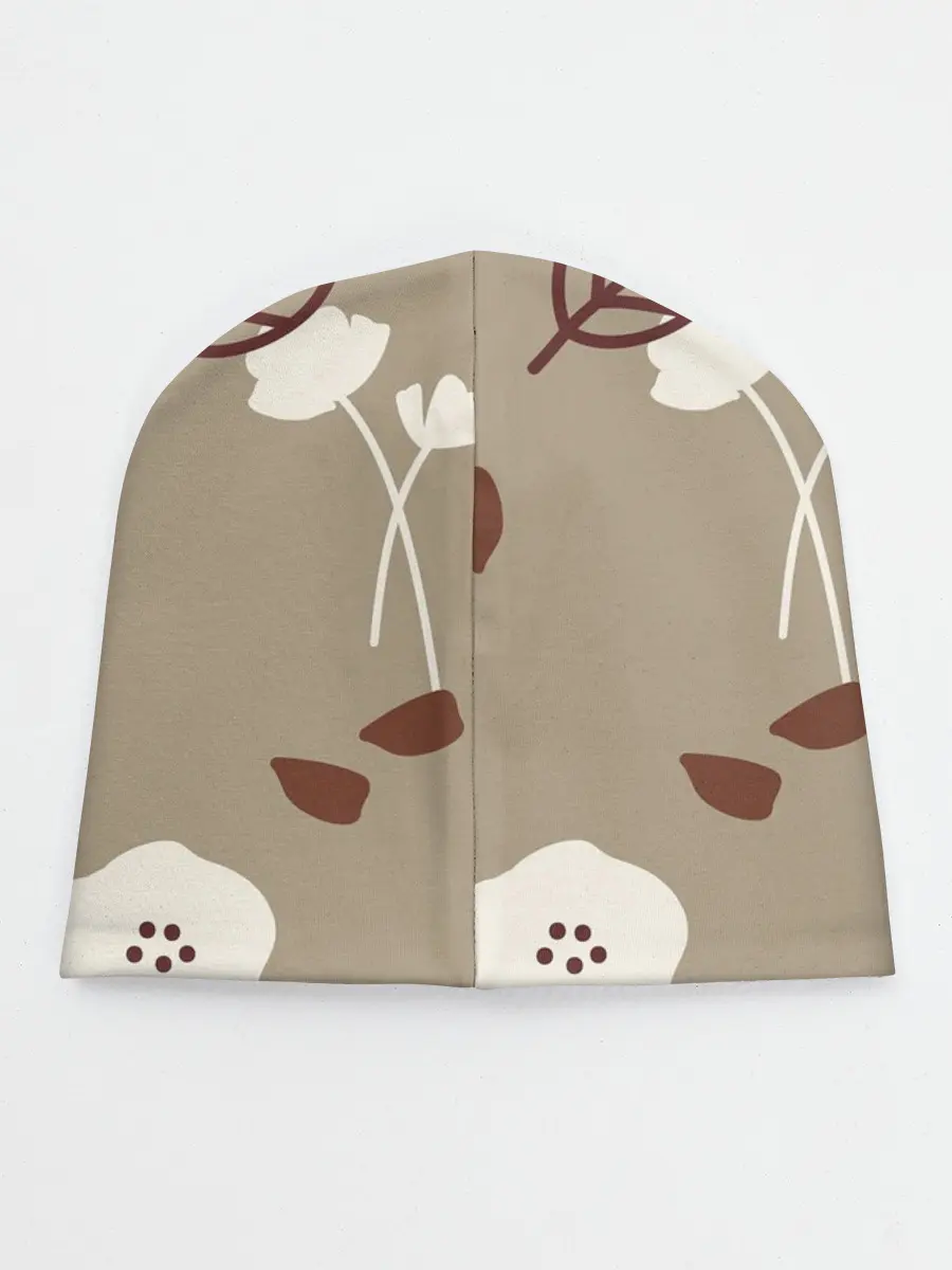 Детская шапка / Цветочный принт