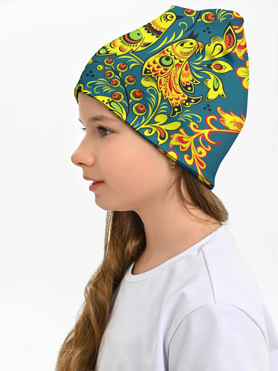 Детская шапка / Хохлома