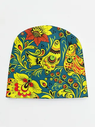 Детская шапка / Хохлома