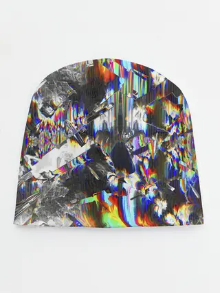 Детская шапка / Gasoline stains abstraction