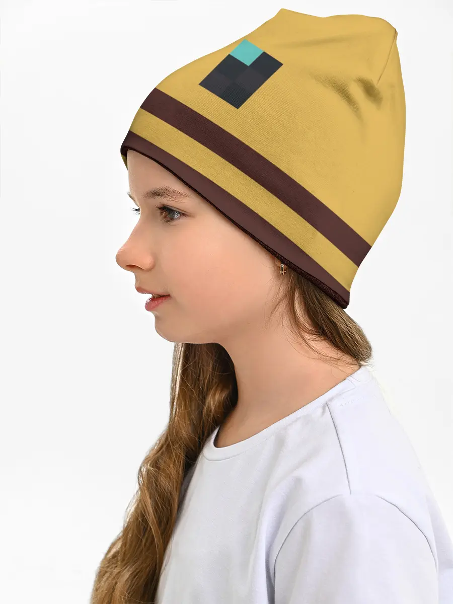 Детская шапка / Minecraft Bee