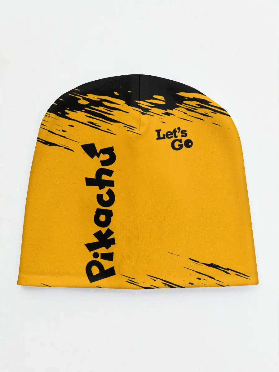 Детская шапка / Pikachu black&yellow