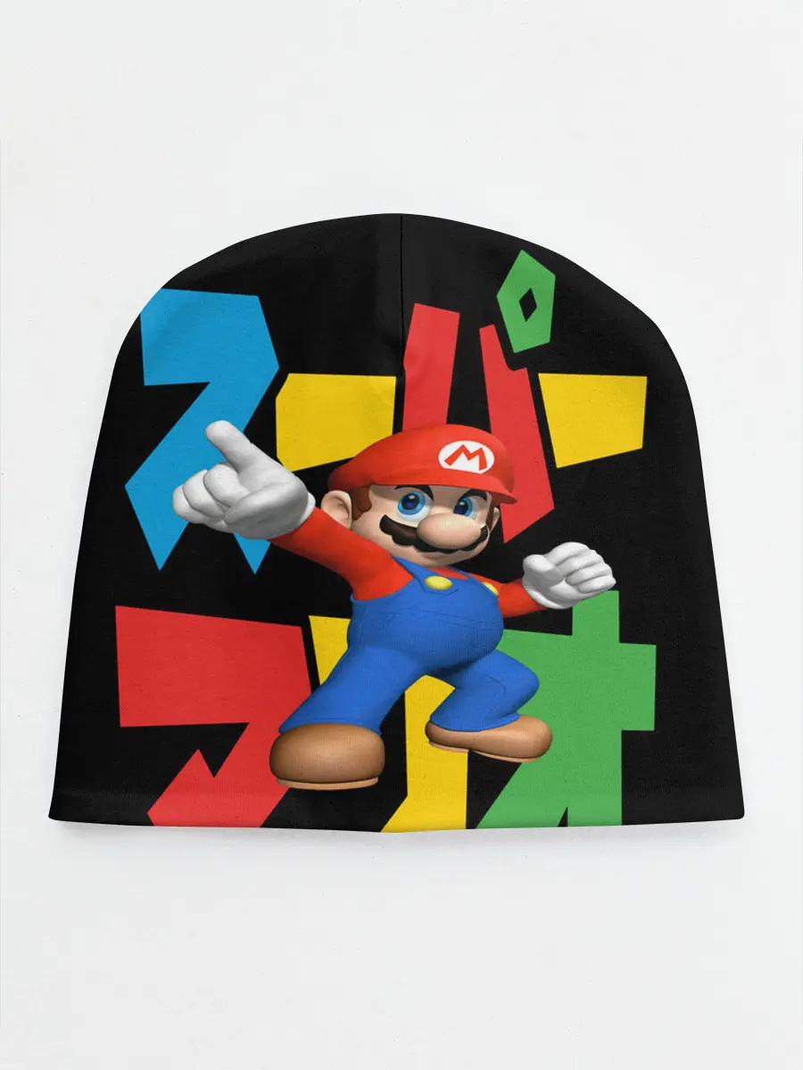 Детская шапка / mario