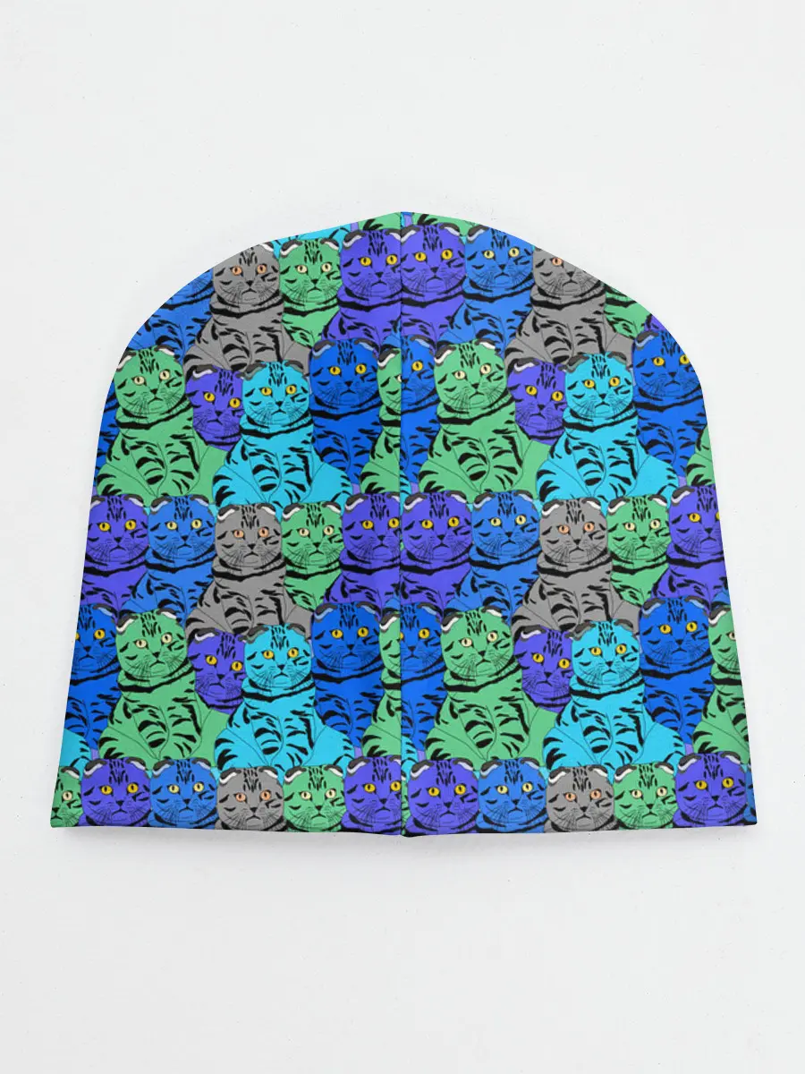 Детская шапка / Толстый кот