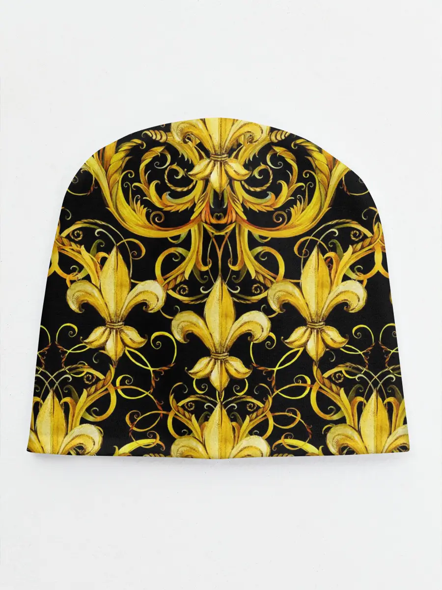 Детская шапка / gold spades