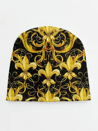 Детская шапка / gold spades