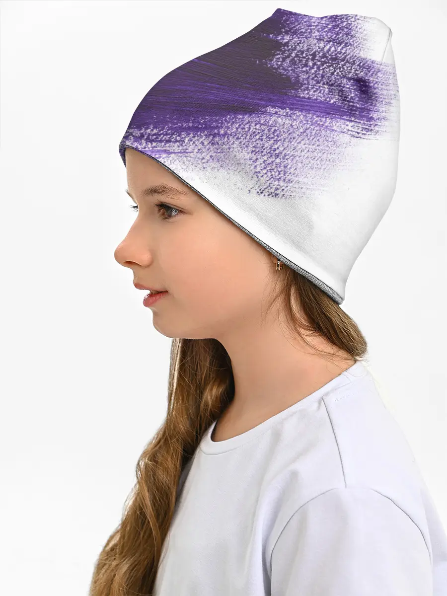 Детская шапка / ФИОЛЕТОВАЯ КРАСКА