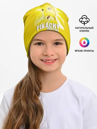 Детская шапка / Pikachu Pika Pika