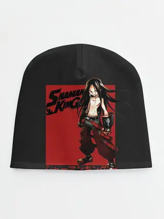 Детская шапка / Зик Асакура на черном фоне