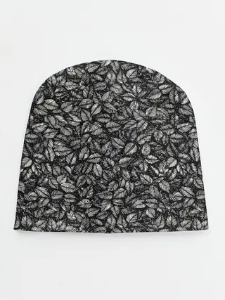 Детская шапка / ЛИСТВА ЧЕРНО-БЕЛОЕ