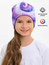Детская шапка / TIE-DYE PURPLE