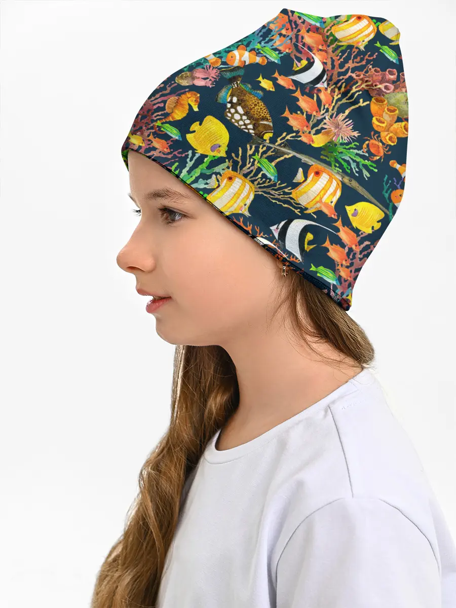 Детская шапка / Морской мир