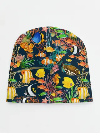 Детская шапка / Морской мир