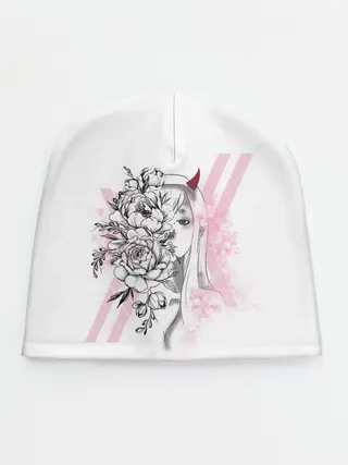 Детская шапка / Zero Two Roses