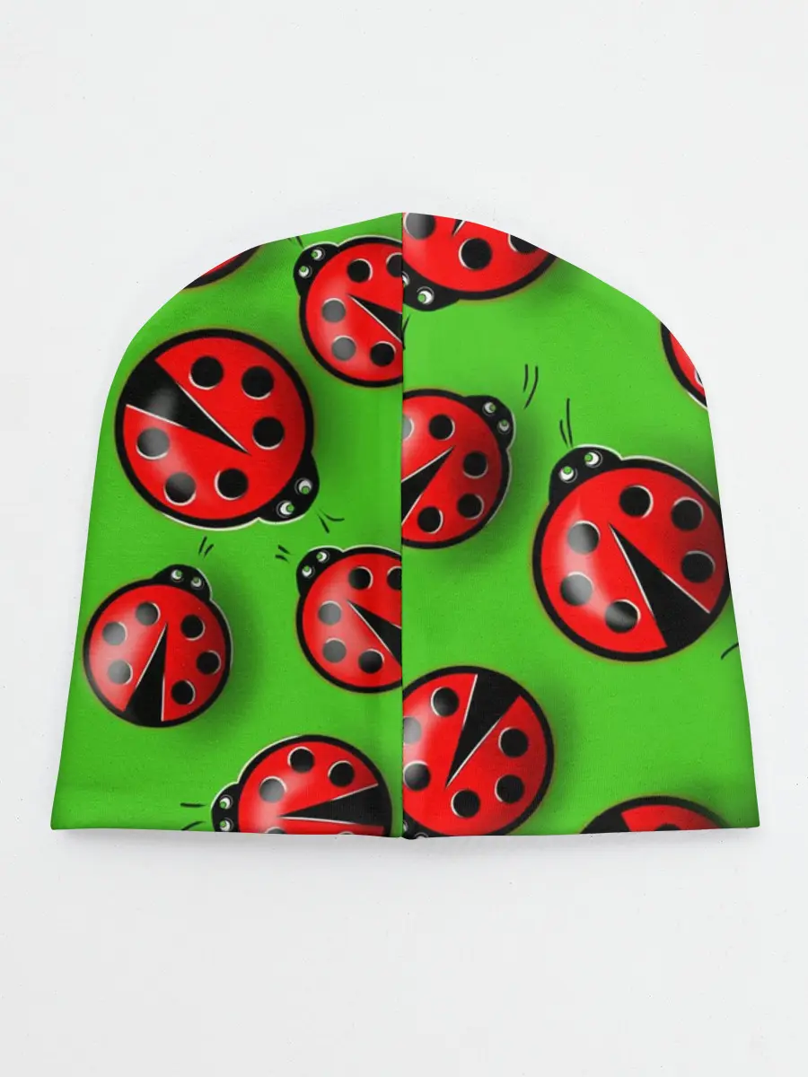 Детская шапка / Божьи коровки