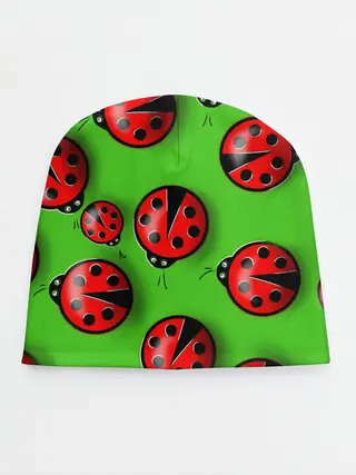 Детская шапка / Божьи коровки