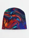 Детская шапка / Абстракция краски
