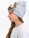 Детская шапка / Кот в шарфе
