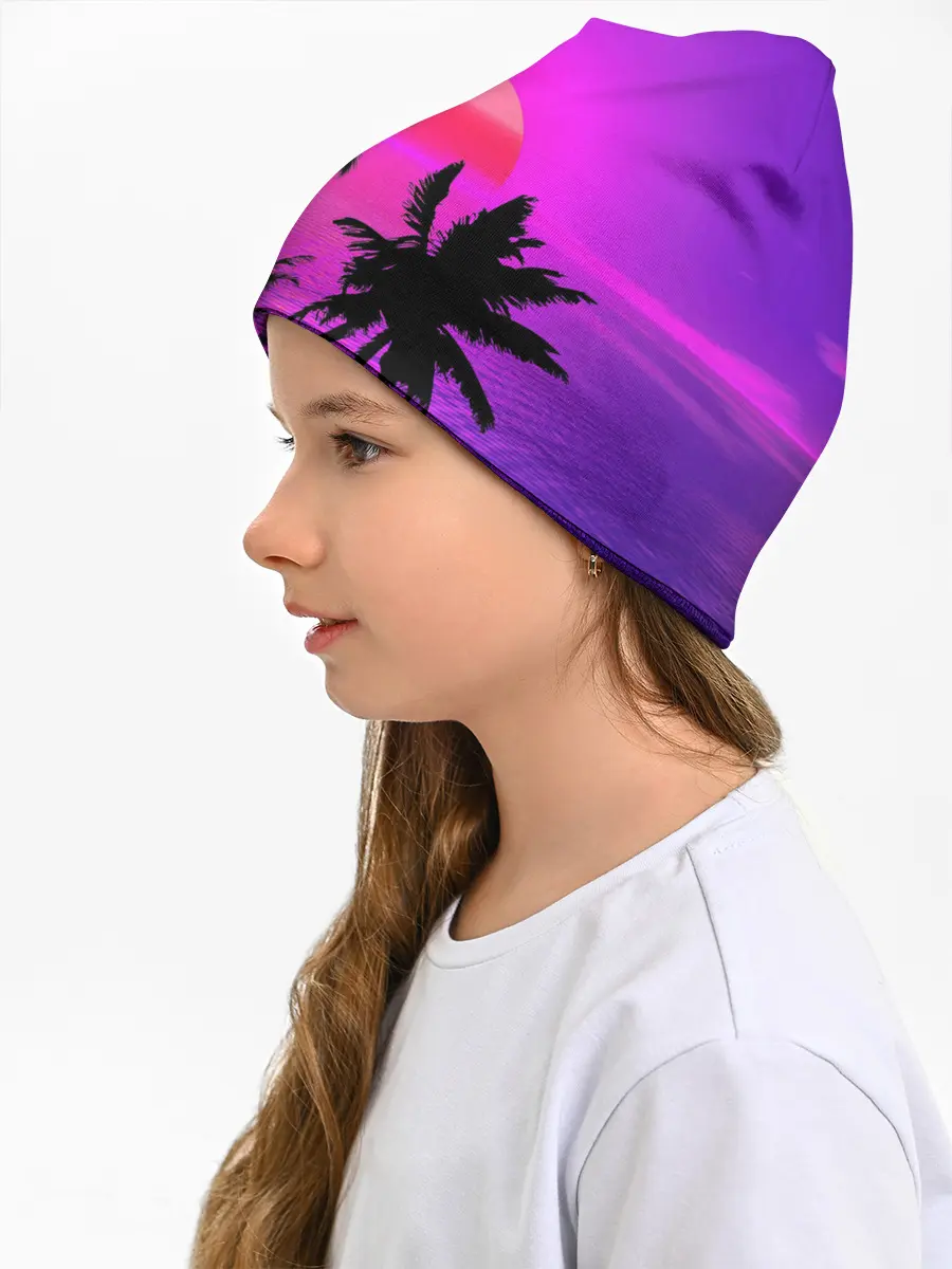 Детская шапка / Неоновый Закат