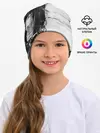Детская шапка / Черно-Белый Арт