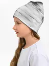 Детская шапка / Черно-Белый Арт