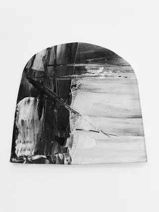 Детская шапка / Черно-Белый Арт