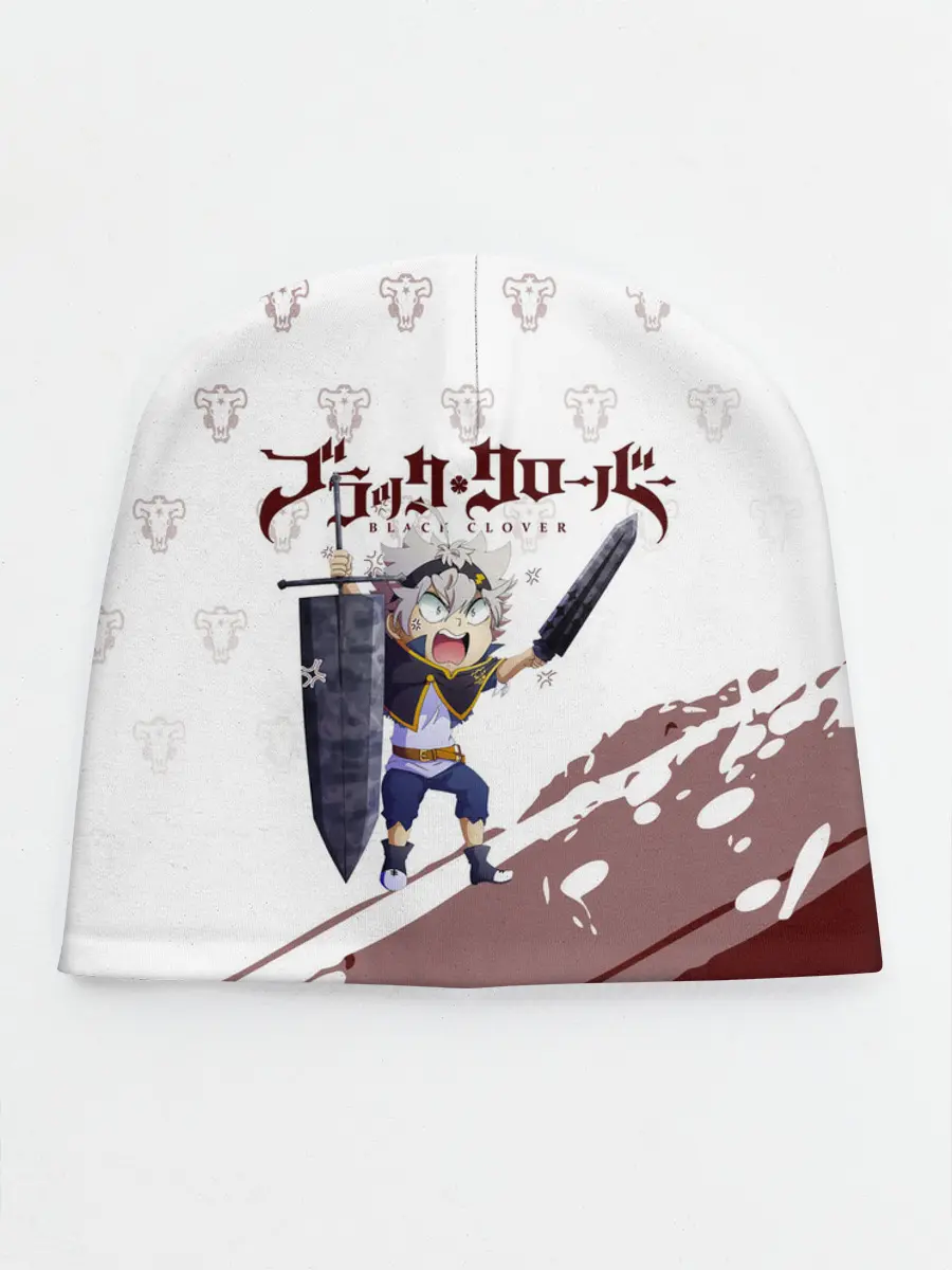 Детская шапка / Аста кричит с мечом Чёрный клевер