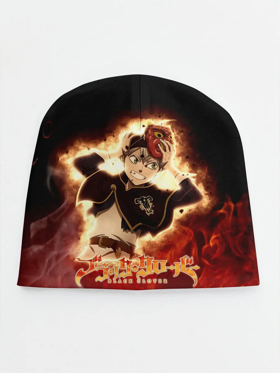 Детская шапка / Аста в маске огонь и пламя