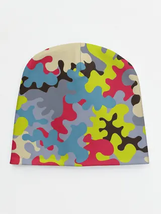 Детская шапка / Цветные облака