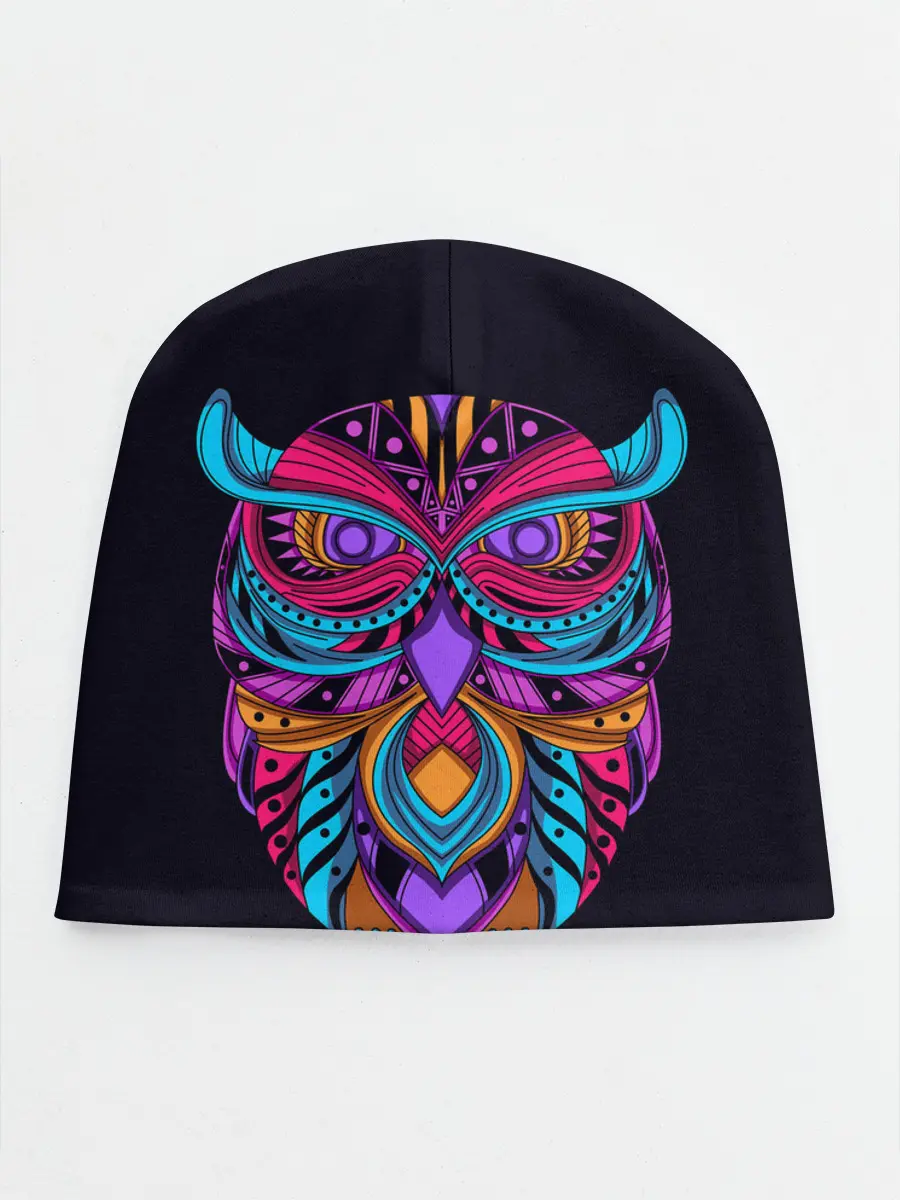 Детская шапка / Неоновая сова
