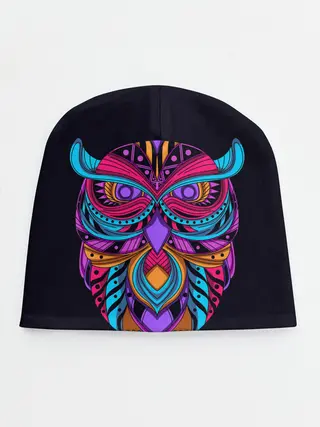 Детская шапка / Неоновая сова