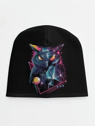 Детская шапка / Neon net-owl