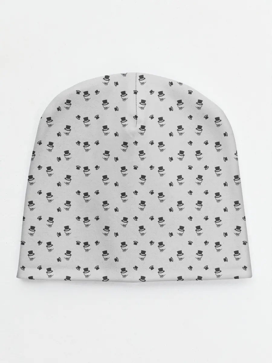 Детская шапка / Сэр Троглодит - Паттерн, серый