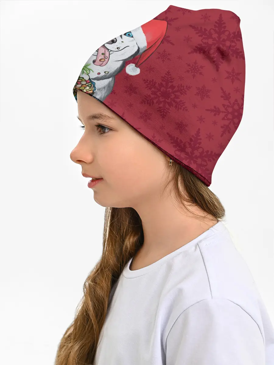 Детская шапка / Christmas Husky