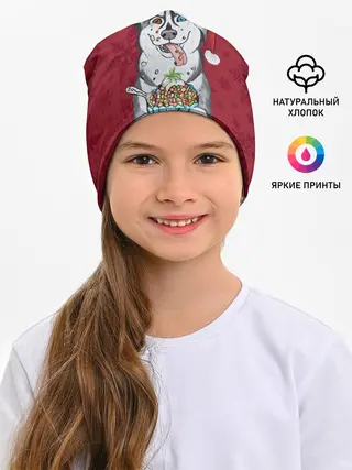 Детская шапка / Christmas Husky